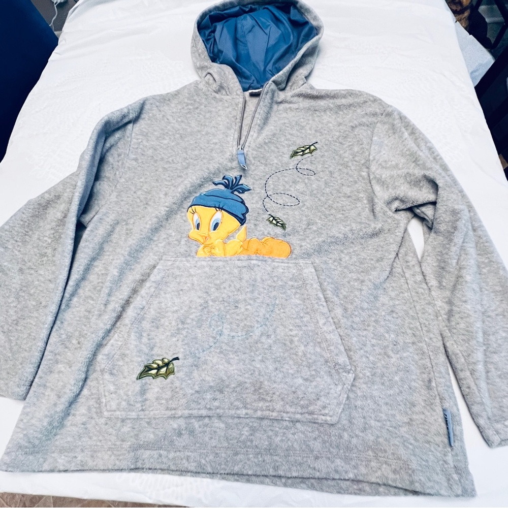 Looney Tunes half zip hoodie